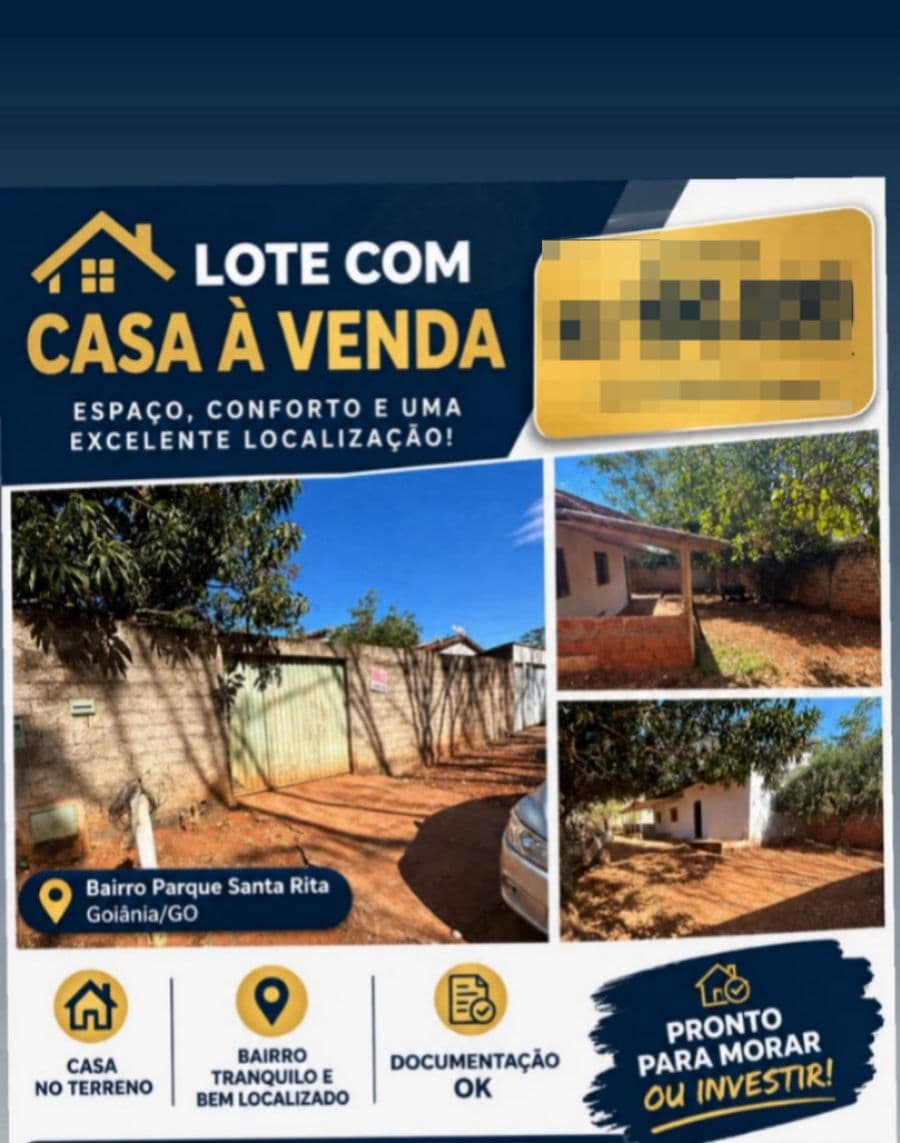 Casa em Parque Santa Rita - Goiânia